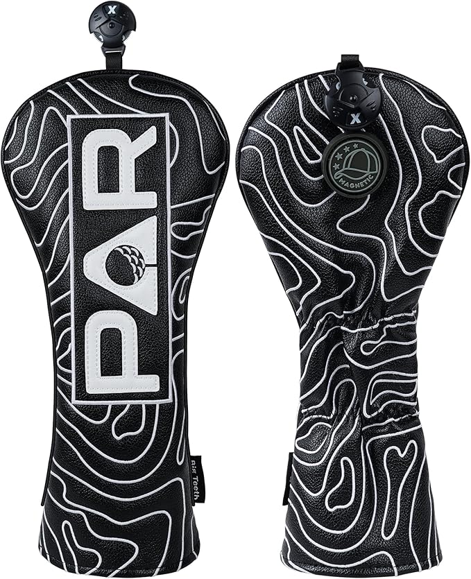 Big Teeth Golf Club Covers Full Set Driver Headcover Fairway Wood Hybrid Golf - Image 8
