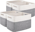 OIAHOMY 4 Pack Storage Baskets for Organizing, Basket for Shelves by MasterofSpaceOptimization