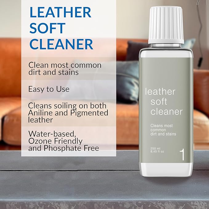 Leather Master Leather Care Kit | Leather Cleaner and Conditioner Kit | Cleans - Image 3