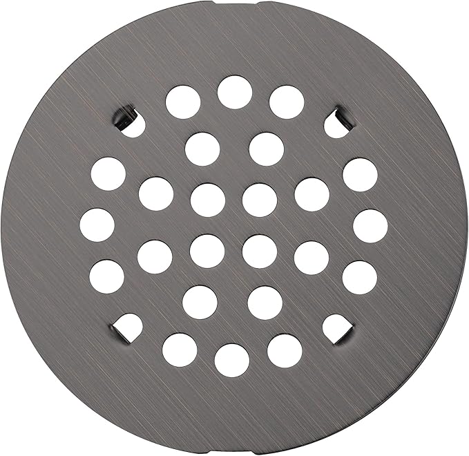 rrajj 4-1/4 Inch Round Snap-in Shower Floor Drain Cover Replacement Cover by RRAJJ