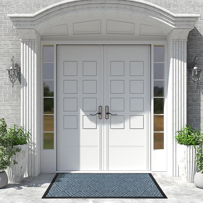 Yimobra Extra Large Door Mat 60x32, All-Weather Waterproof Non-Slip Welcome - Image 3