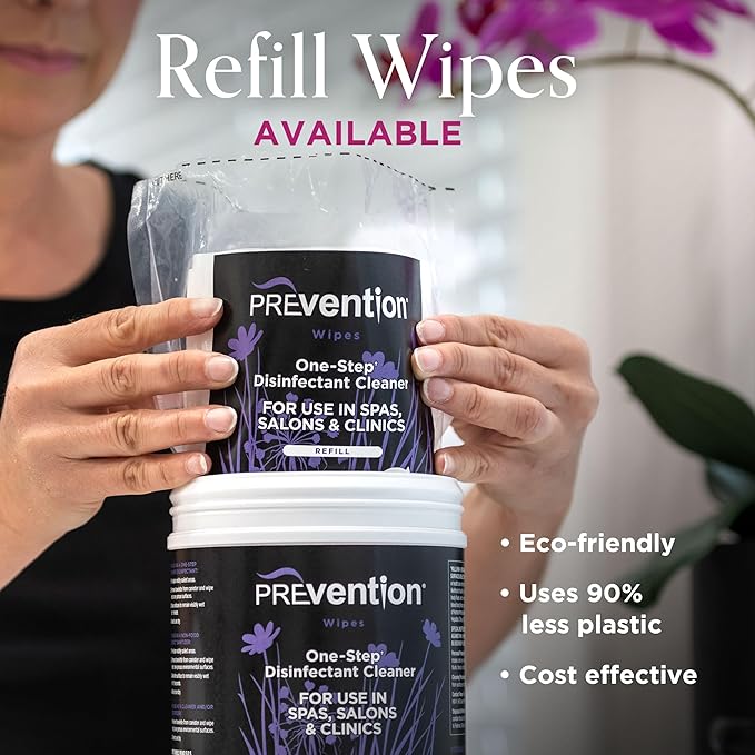 Prevention All Purpose Disinfectant Wipes – Canister of Cleaning Wipes - Image 7