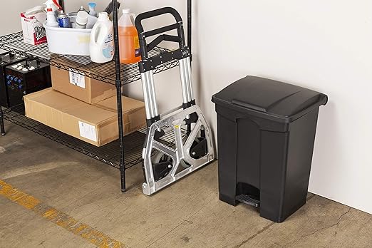 Safco Step On Plastic Trash Can - Image 9