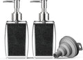 Black Soap Dispenser with Refillable Plastic Pump by Unknown