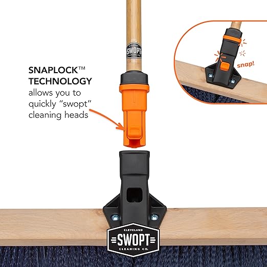 SWOPT 24” Premium Multi-Surface Push Broom Head — Cleaning Head Interchangeable - Image 10