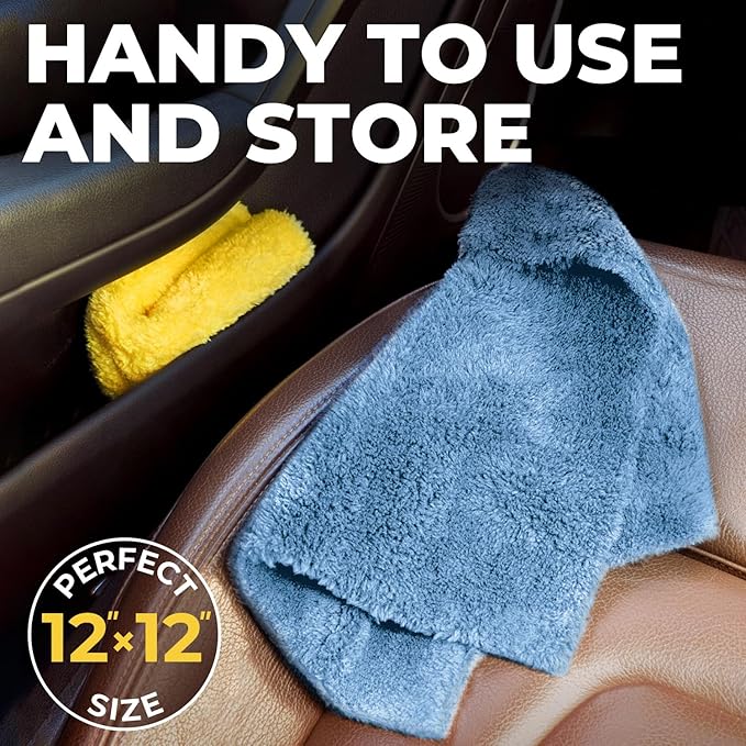 Edgeless Microfiber Towels for Cars – 6pk - Image 7
