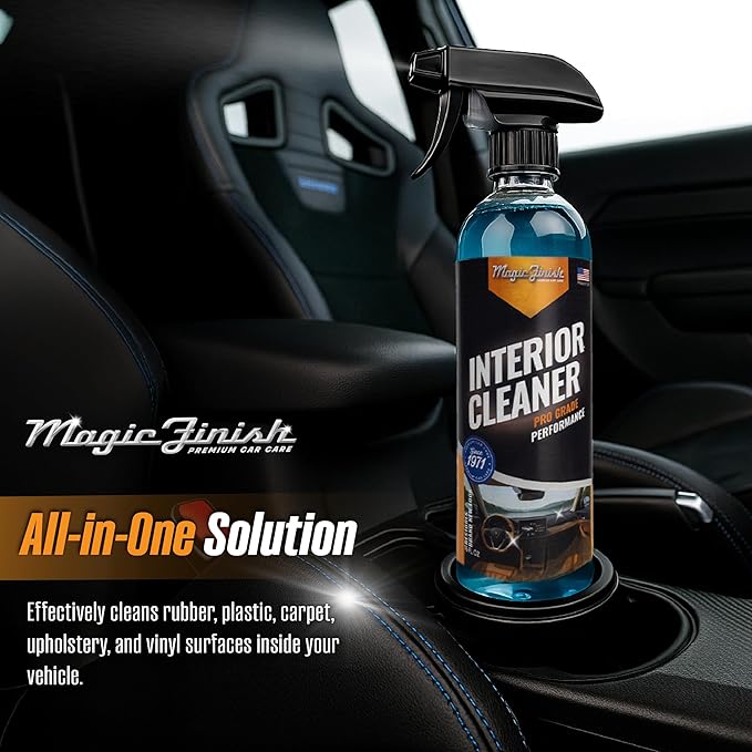 Magic Finish Interior Cleaning Spray – All-in-One Car Cleaner Spray - Image 2