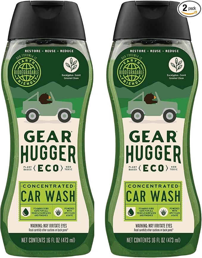 Gear Hugger Car Wash Soap – Eco-Friendly Car Cleaner, Biodegradable Car Wash by GearHugger