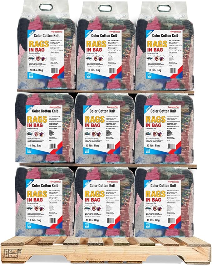 Premium Color Knit Cleaning Rags – Shop Rags Bulk by SupremePlus