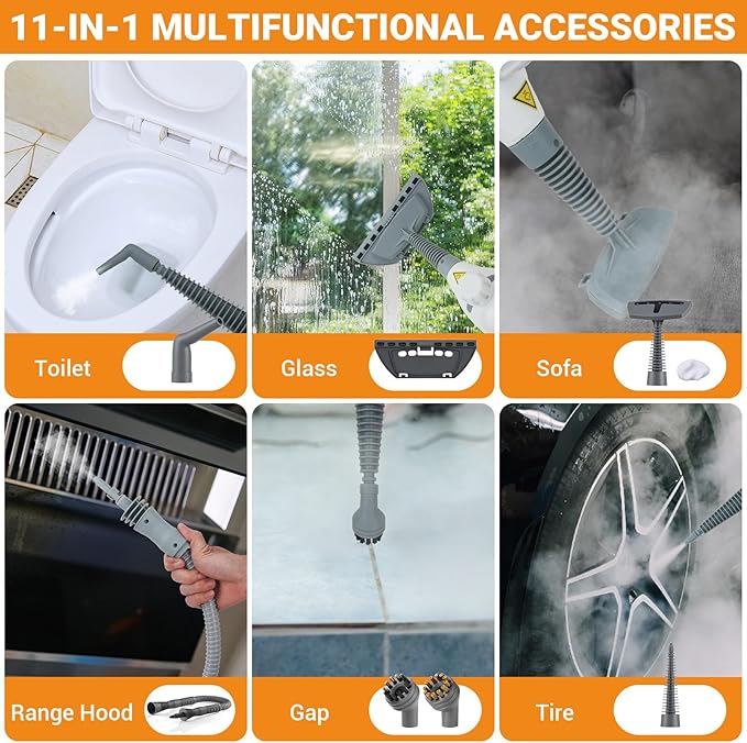 Pressurized Handheld Steam Cleaner - Image 4