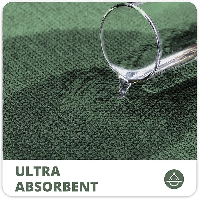 Bath Mat, Ultra Thin Bathroom Rugs, Rubber Bath Mats - Image 4