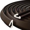 V-Shaped Weather Stripping Door Seal, 19.7FT Draft Stopper by VANNESSE