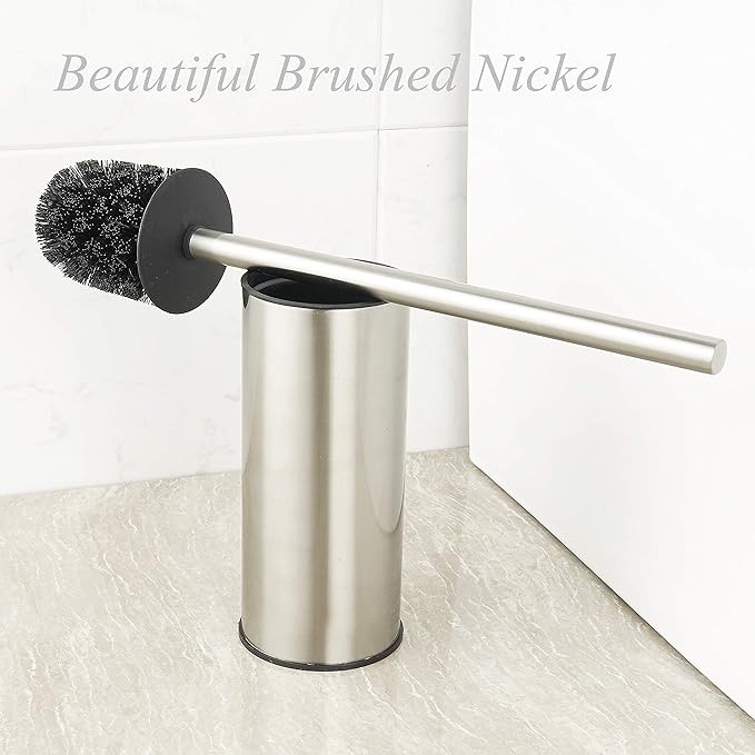 BGL Toilet Brush Holder Brushed Nickel, Stainless Steel 304 Brushed Nickel - Image 3