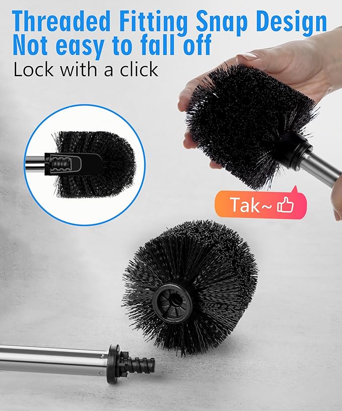 Ceramic Toilet Brush & Holder Set - Image 3