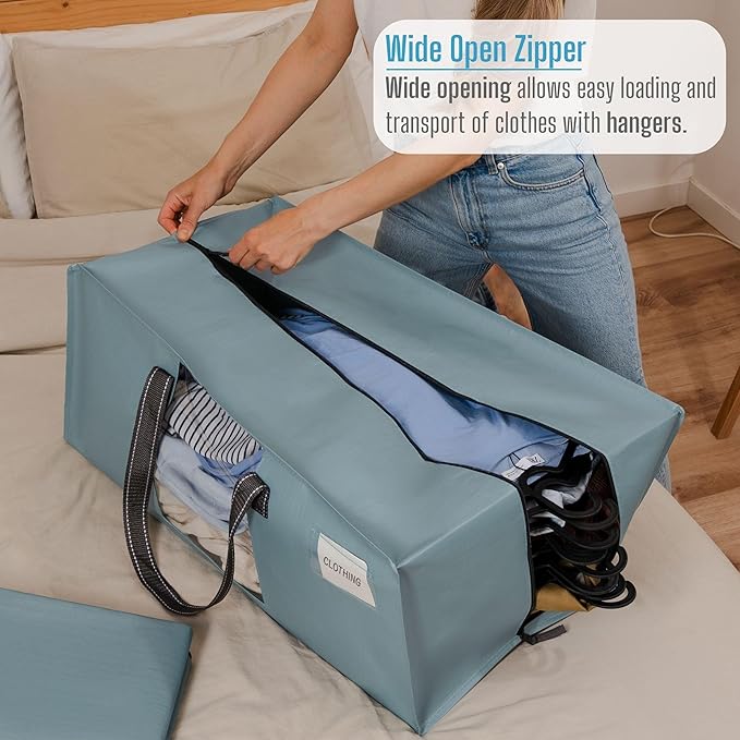 VENO 6 Pack Moving Bags for College, Heavy-Duty Storage Totes, Moving Boxes and - Image 2