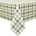 Waterproof Checkered Tablecloth Fabric by Essifunia