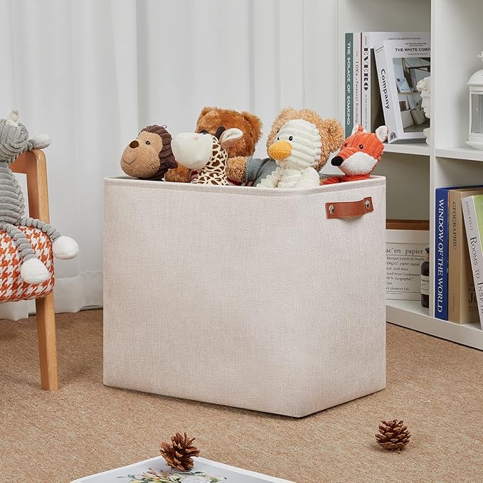 DULLEMELO Fabric Storage Basket, Large Storage Bin - Image 5