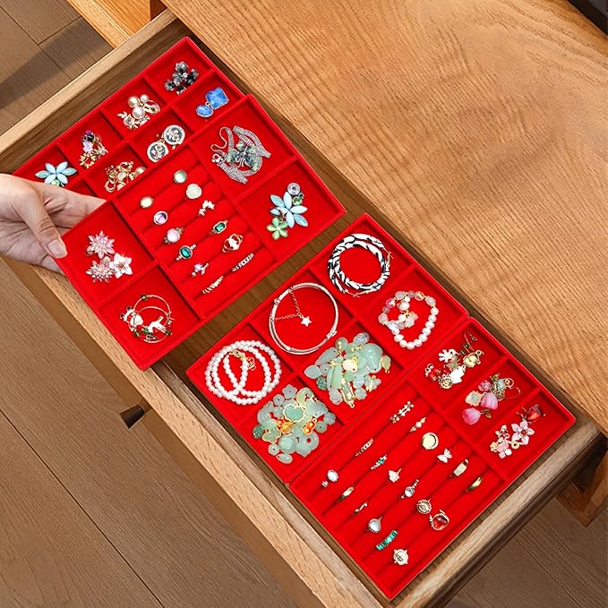 Earring Organizer Stackable Jewelry Storage Box Jewelry Drawer Organizer - Image 8