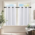 PONY DANCE Room Darkening Window Curtain Tiers, Kitchen/Bathroom/Kids Bedroom by PONYDANCE