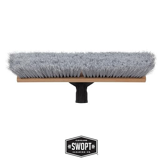 SWOPT 18” Premium Multi-Surface Push Broom Head — Indoor and Outdoor Push Broom - Image 4
