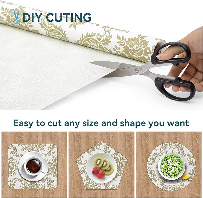 Shelf Liner Non Adhesive, 12 Inch x 10 Feet Cabinet Liners - Image 4