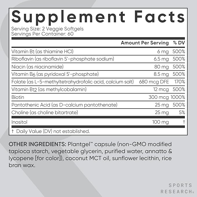 Sports Research® Vitamin B-Complex - Image 4