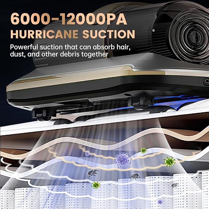 PATO Mattress Vacuum Cleaner, Wireless Handheld Bed Vacuum Cleaner - Image 2