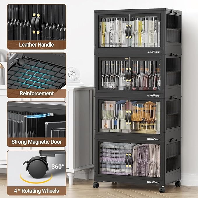 BROVIEW 240Qt Stackable Storage Bins - Image 5
