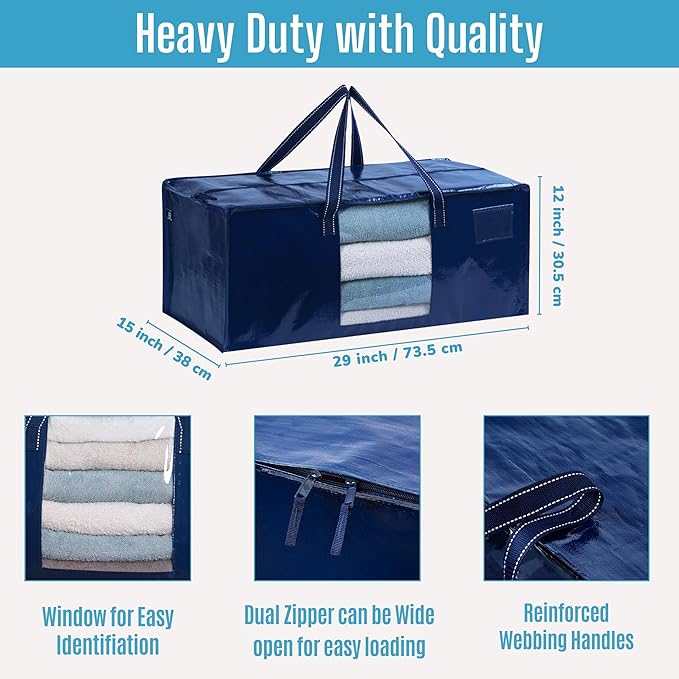 VENO 10 Pack Moving Bags Extra Large Storage Bags - Image 3