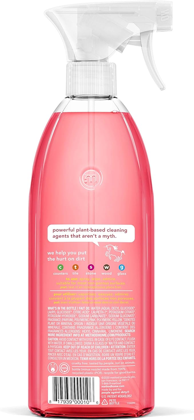 Method All-Purpose Cleaner Spray, Plant-Based and Biodegradable Formula Perfect - Image 2