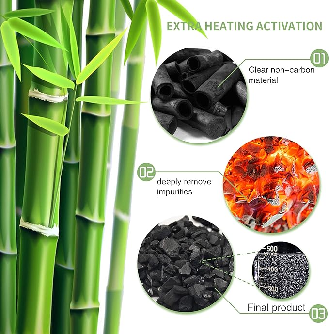 12 Pack Bamboo Air Purifying Bag, Activated Charcoal Bags Odor Absorber - Image 3
