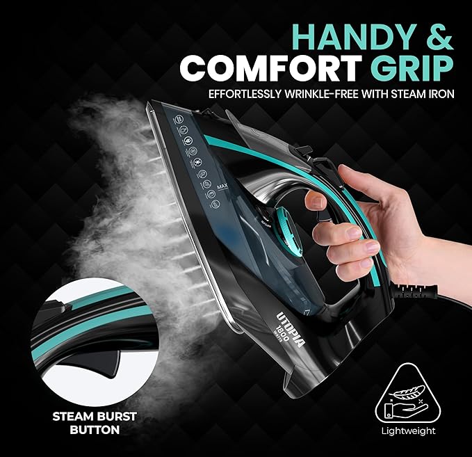 Utopia Home Steam Iron for Clothes - Image 3