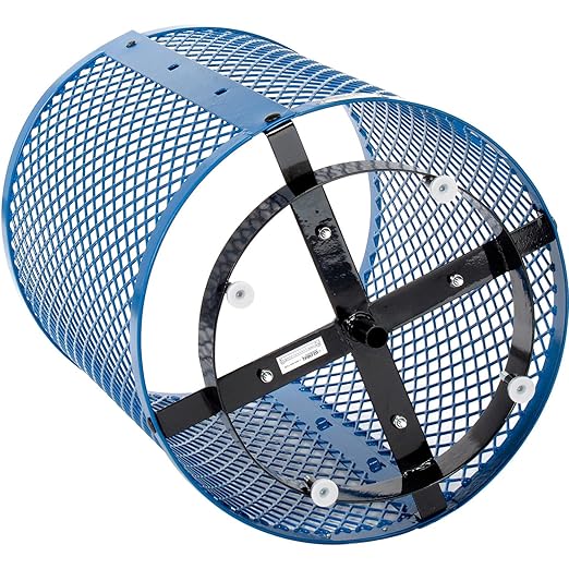 Global Industrial Outdoor Diamond Steel Trash Can - Image 6