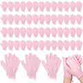 104 Pcs Exfoliating Glove Bulk Shower Gloves by Didaey