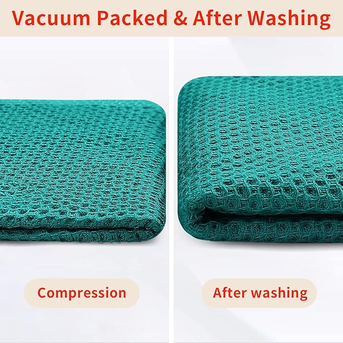 Homaxy 100% Cotton Waffle Weave Kitchen Dish Cloths, Ultra Soft Absorbent Quick - Image 7