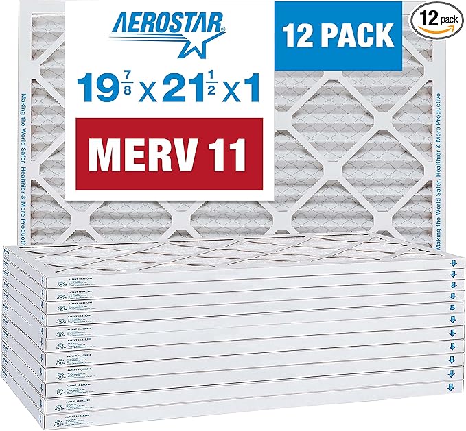 Aerostar 19.875x21.5x1 MERV 11-12 Count by AirFiltersDelivered