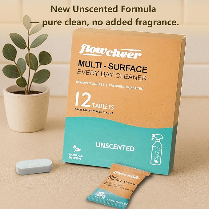 All Purpose Cleaner Concentrate Refills, No Toxic Cleaning Tablets-Makes 192fl - Image 2