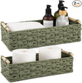 OIAHOMY Toilet Paper Baskets Handmade Paper Rope Decorative Wicker Storage Tank by MasterofSpaceOptimization