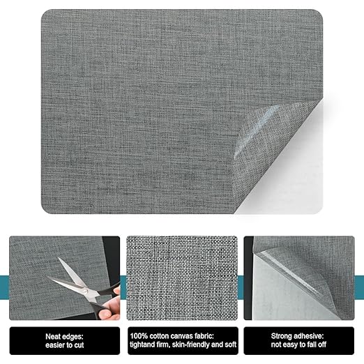 J.CARP 2Pcs Linen Repair Patches, Large Self-Adhesive Fabric Patch - Image 3