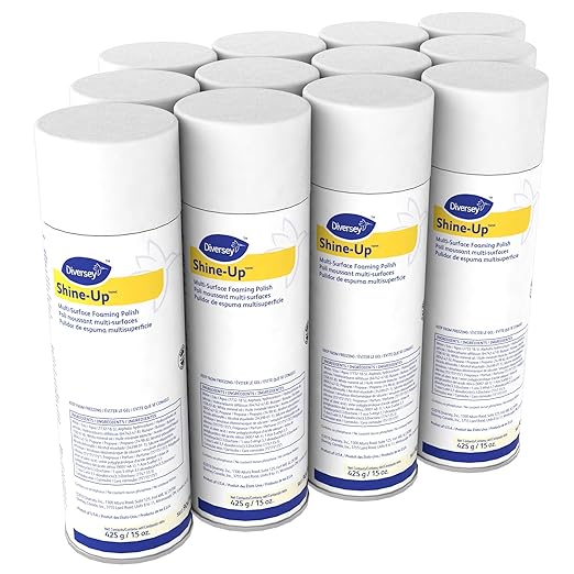 Diversey 904390 Shine-Up Multi-Surface Foaming Polish, Use to Clean Furniture by Diversey