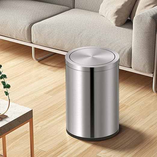 Mbillion Small Trash Can with Swing Lid 4 Gallons/15 Liter, Mini Trash Can with - Image 5
