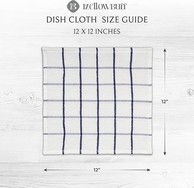 100% Cotton Terry Dish Cloth & Dish Towel, 6 Pack, Super Soft and Absorbent - Image 4