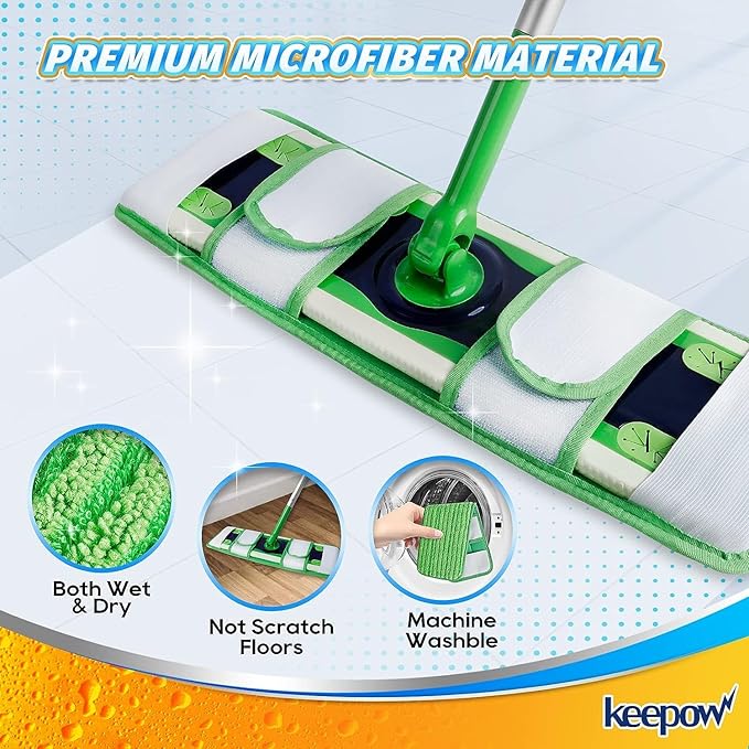 KEEPOW XL Mop Pads Compatible - Image 4