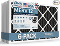 BNX TruFilter 16x24x1 MERV 12 Odor Defense AC Furnace Air Filter by BNX