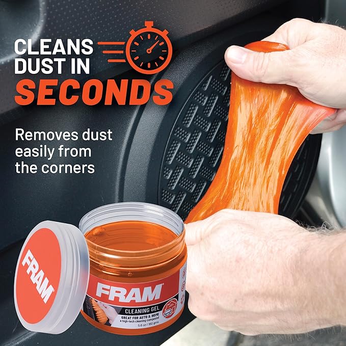 FRAM FEK40007AM Cleaning Gel for Car, Interior Cleaning Slime for Bike - Image 5