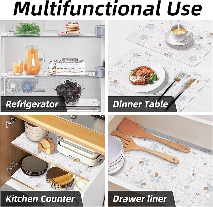 12Inch by 30FT Shelf Liner for Kitchen Cabinets Non Adhesive Kitchen Drawer - Image 8