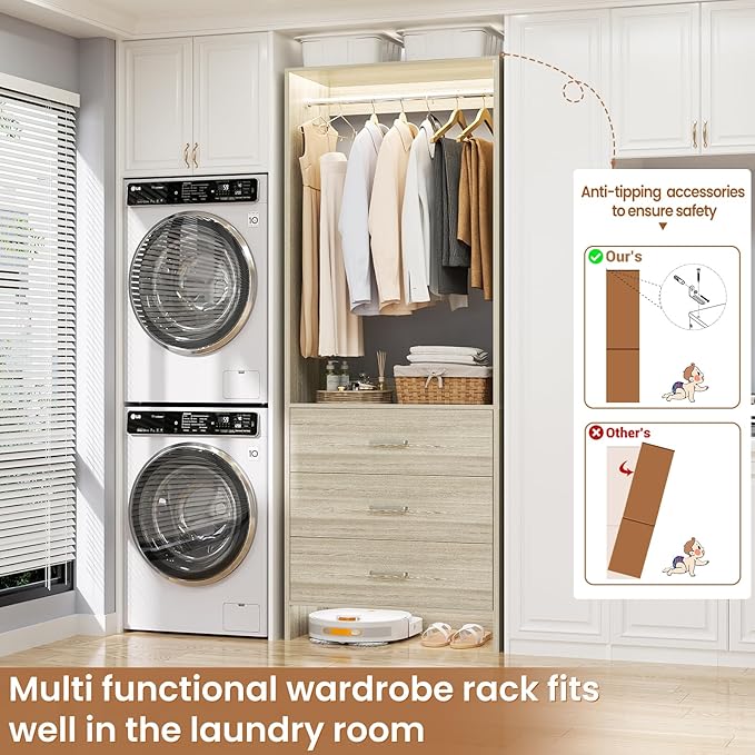 Aheaplus 2FT Closet System - Image 3