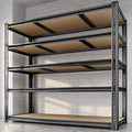 48"W Garage Shelving, 3050LBS Storage Shelves Heavy Duty, 5 Tier Metal Shelving by Unknown