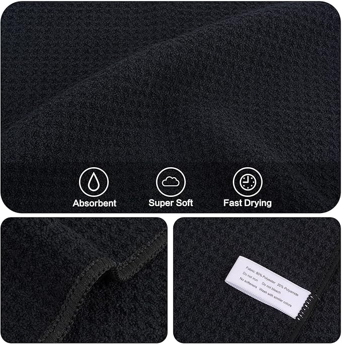KinHwa Microfiber Dish Cloths Thick Waffle Weave Kitchen Dish Rags Ultra - Image 4