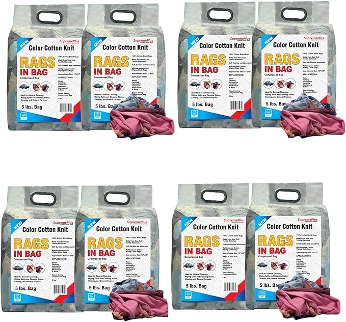 Premium Color Knit Cleaning Rags – Shop Rags Bulk by SupremePlus